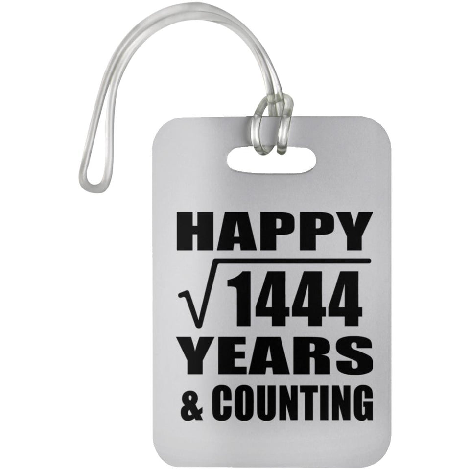 Happy 38th Anniversary Square Root of 1444 Years & Counting - Luggage Bag Tag