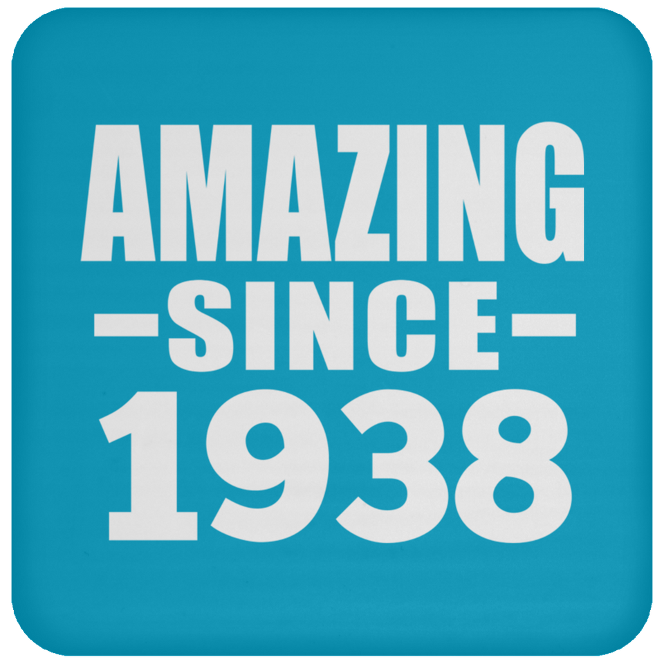 86th Birthday Amazing Since 1938 - Drink Coaster