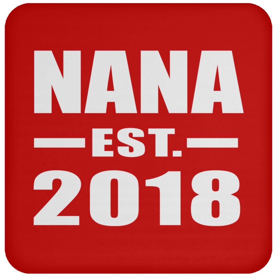 Nana Established EST. 2018 - Drink Coaster