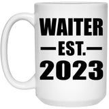 Waiter Established EST. 2023 - 15oz Coffee Mug
