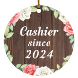 Cashier Since 2024 - Circle Ornament A