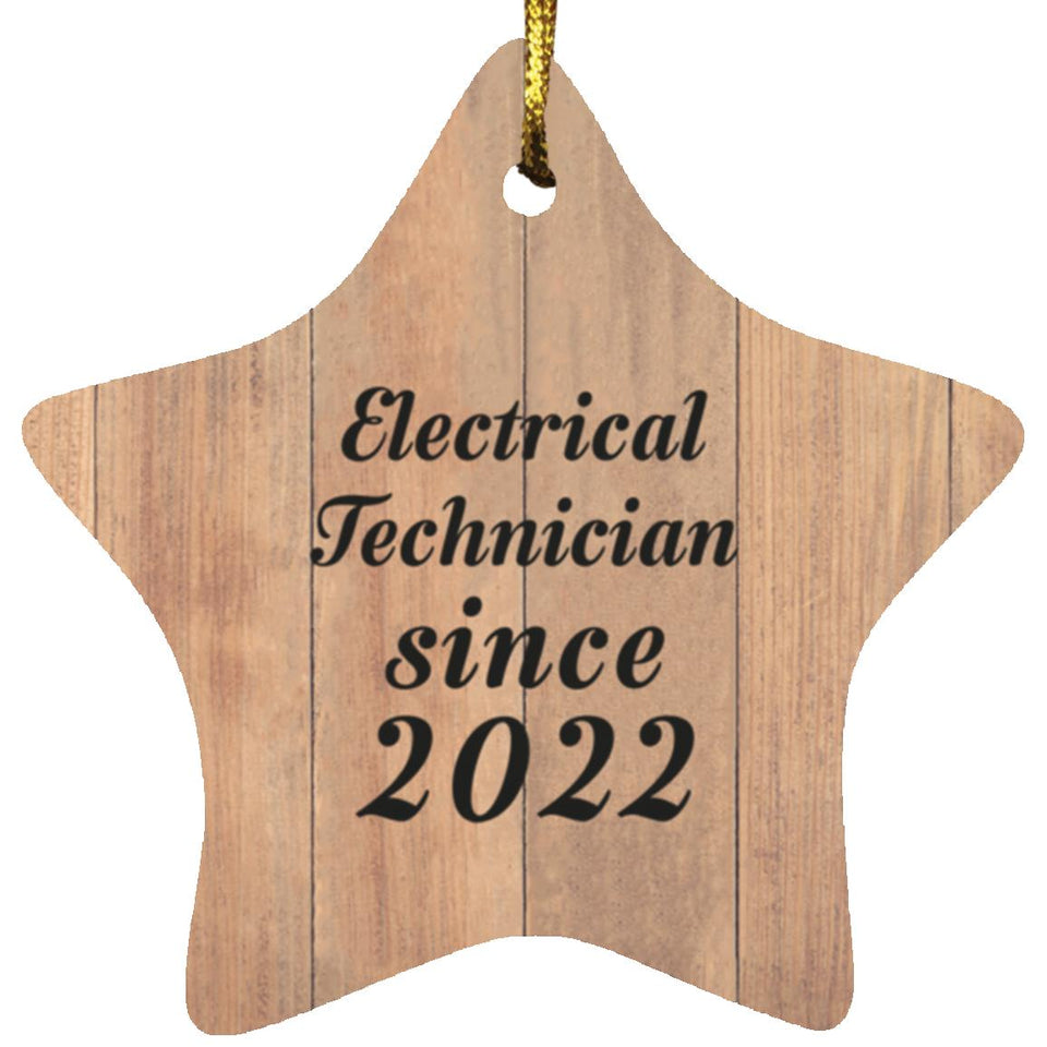 Electrical Technician Since 2022 - Star Ornament C