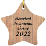 Electrical Technician Since 2022 - Star Ornament C