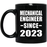 Mechanical Engineer Since 2023 - 11oz Coffee Mug Black