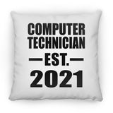 Computer Technician Established EST. 2021 - Throw Pillow