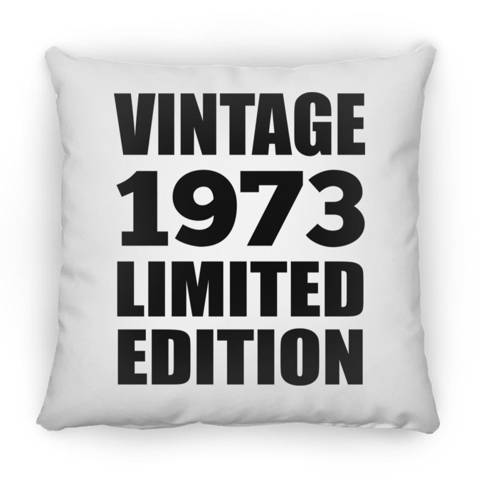 51st Birthday Vintage 1973 Limited Edition - Throw Pillow