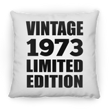 51st Birthday Vintage 1973 Limited Edition - Throw Pillow