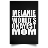 Melanie World's Okayest Mom - Poster Portrait