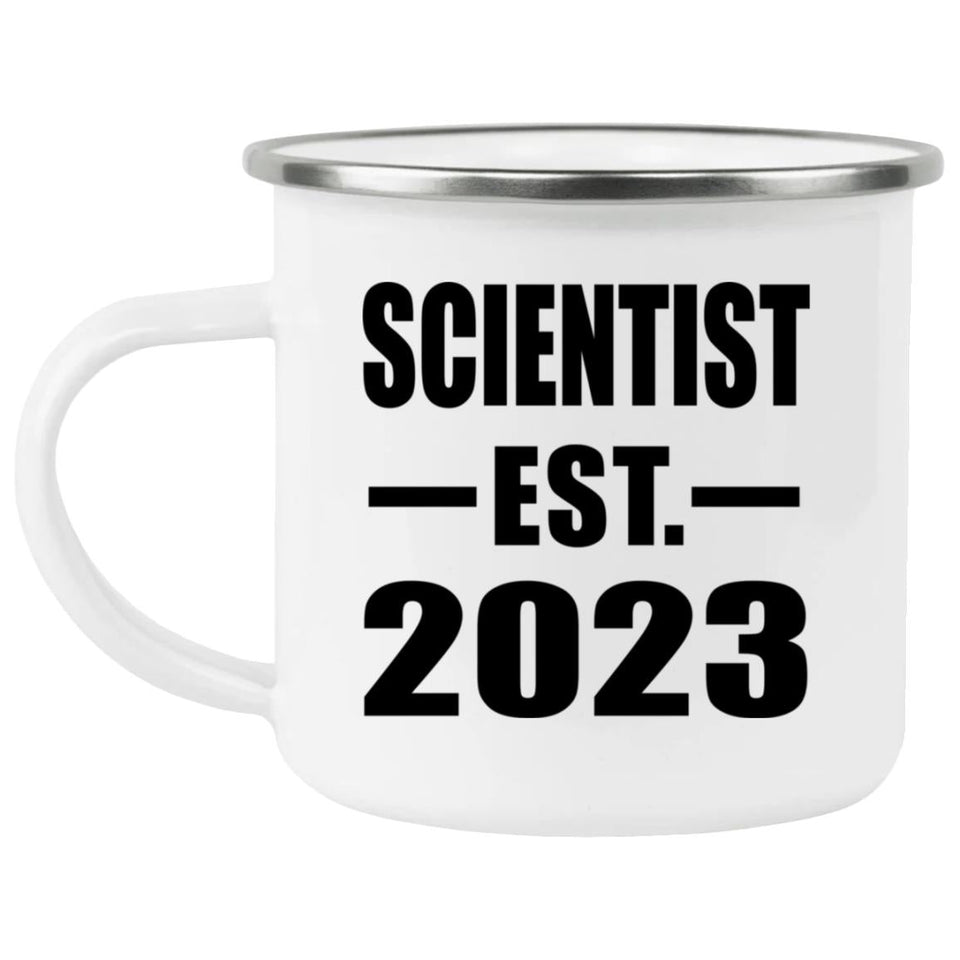 Scientist Established EST. 2023 - 12oz Camping Mug