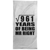 31st Anniversary Square Root of 961 Years of Being Mr Right - Hand Towel
