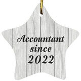 Accountant Since 2022 - Star Ornament F
