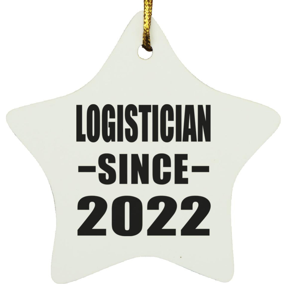 Logistician Since 2022 - Star Ornament