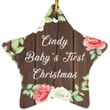 Cindy Baby's First Christmas - Star Ornament A
