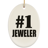 Number One #1 Jeweler - Oval Ornament