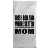 Irish Red And White Setter Mom - Hand Towel