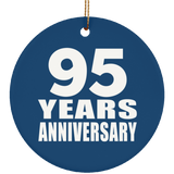95th Anniversary 95 Years Anniversary - Circle Ornament