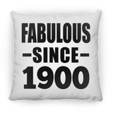 124th Birthday Fabulous Since 1900 - Throw Pillow