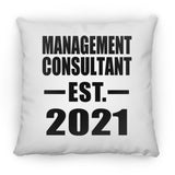 Management Consultant Established EST. 2021 - Throw Pillow