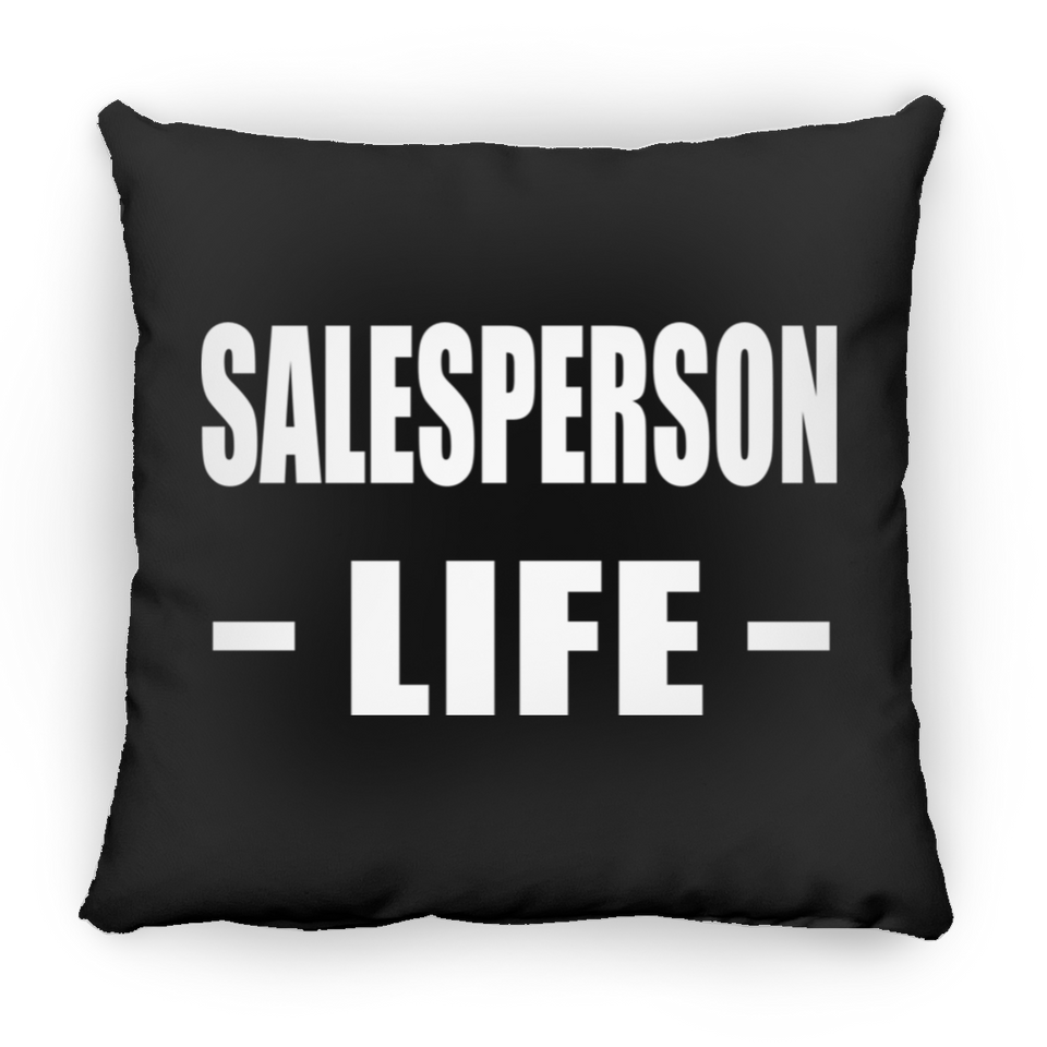 Salesperson Life - Throw Pillow Black