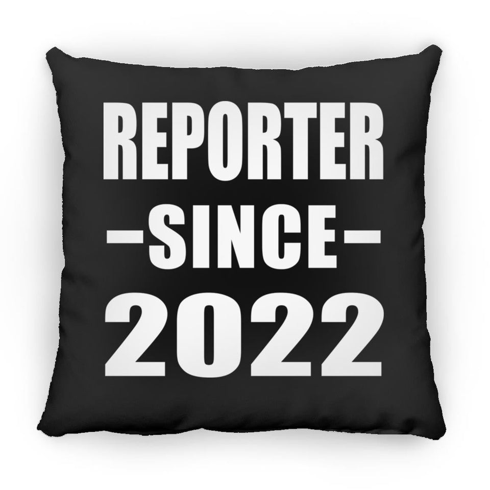 Reporter Since 2022 - Throw Pillow Black