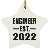Engineer Established EST. 2022 - Star Ornament