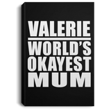 Valerie World's Okayest Mum - Canvas Portrait