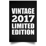 7th Birthday Vintage 2017 Limited Edition - Poster Portrait