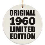 64th Birthday Original 1960 Limited Edition - Circle Ornament