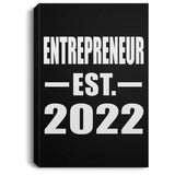 Entrepreneur Established EST. 2022 - Canvas Portrait