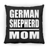 German Shepherd Mom - Throw Pillow Black