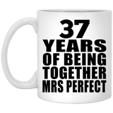 37th Anniversary 37 Years Of Being Mrs Perfect - 11 Oz Coffee Mug