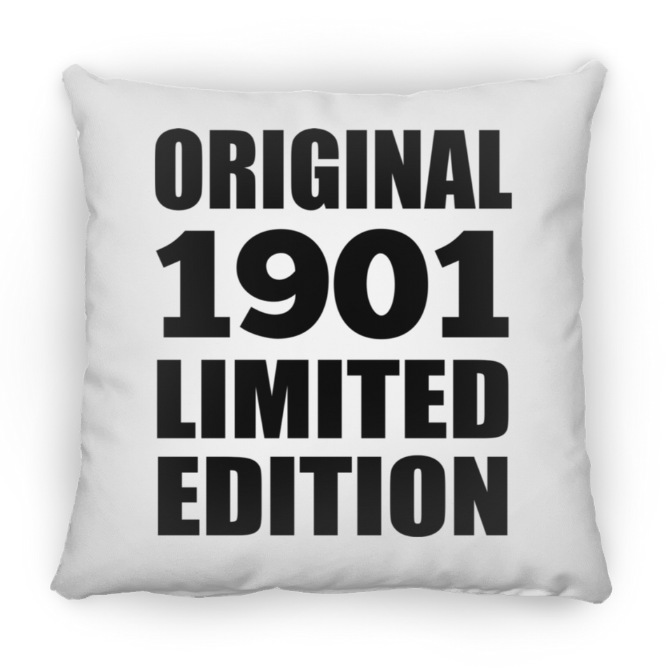123rd Birthday Original 1901 Limited Edition - Throw Pillow
