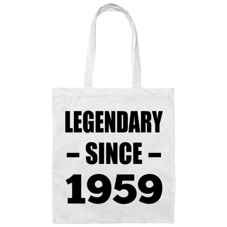 65th Birthday Legendary Since 1959 - Tote Bag White