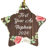 First Year As Nephew 2024 - Star Ornament A