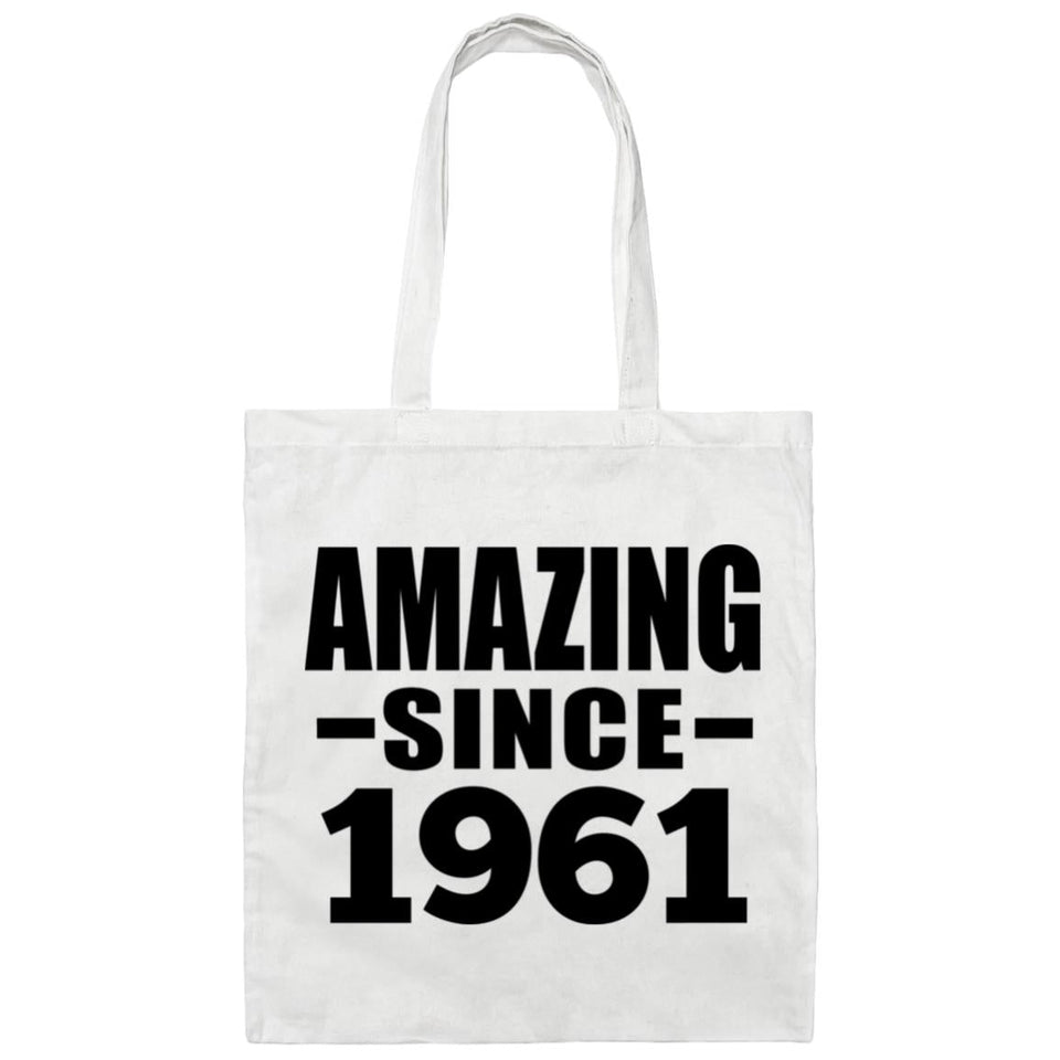 63rd Birthday Amazing Since 1961 - Tote Bag White