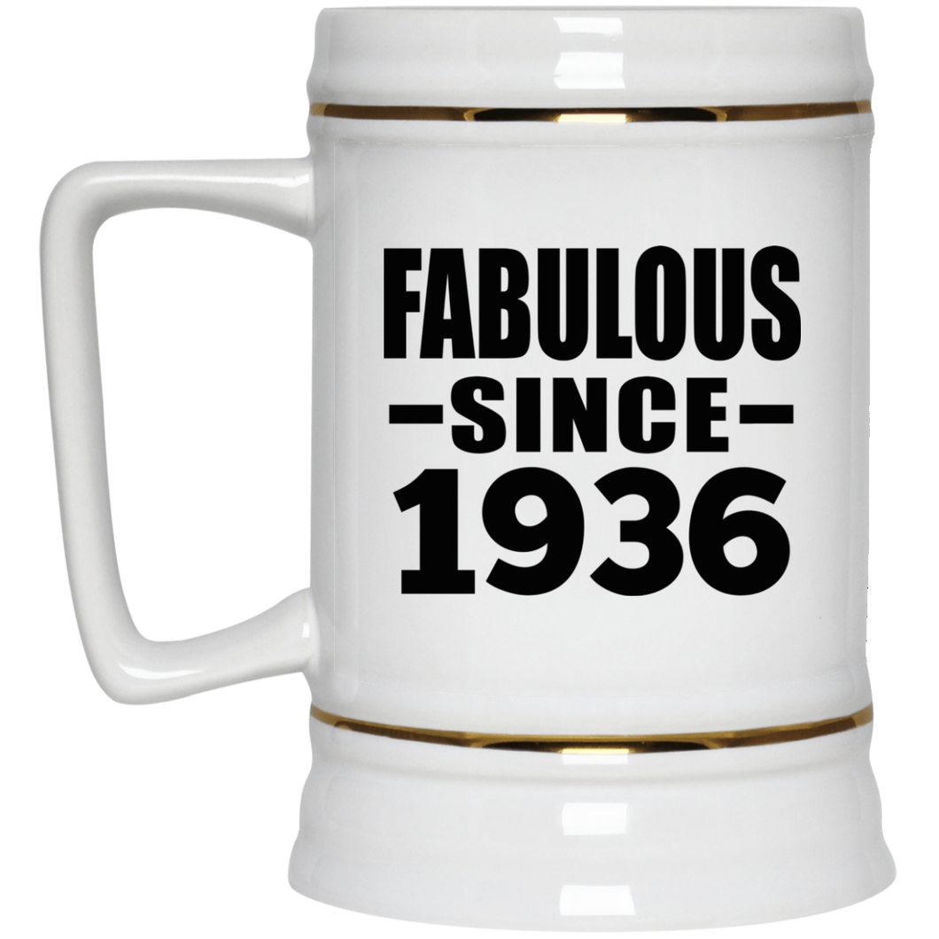 88th Birthday Fabulous Since 1936 - Beer Stein