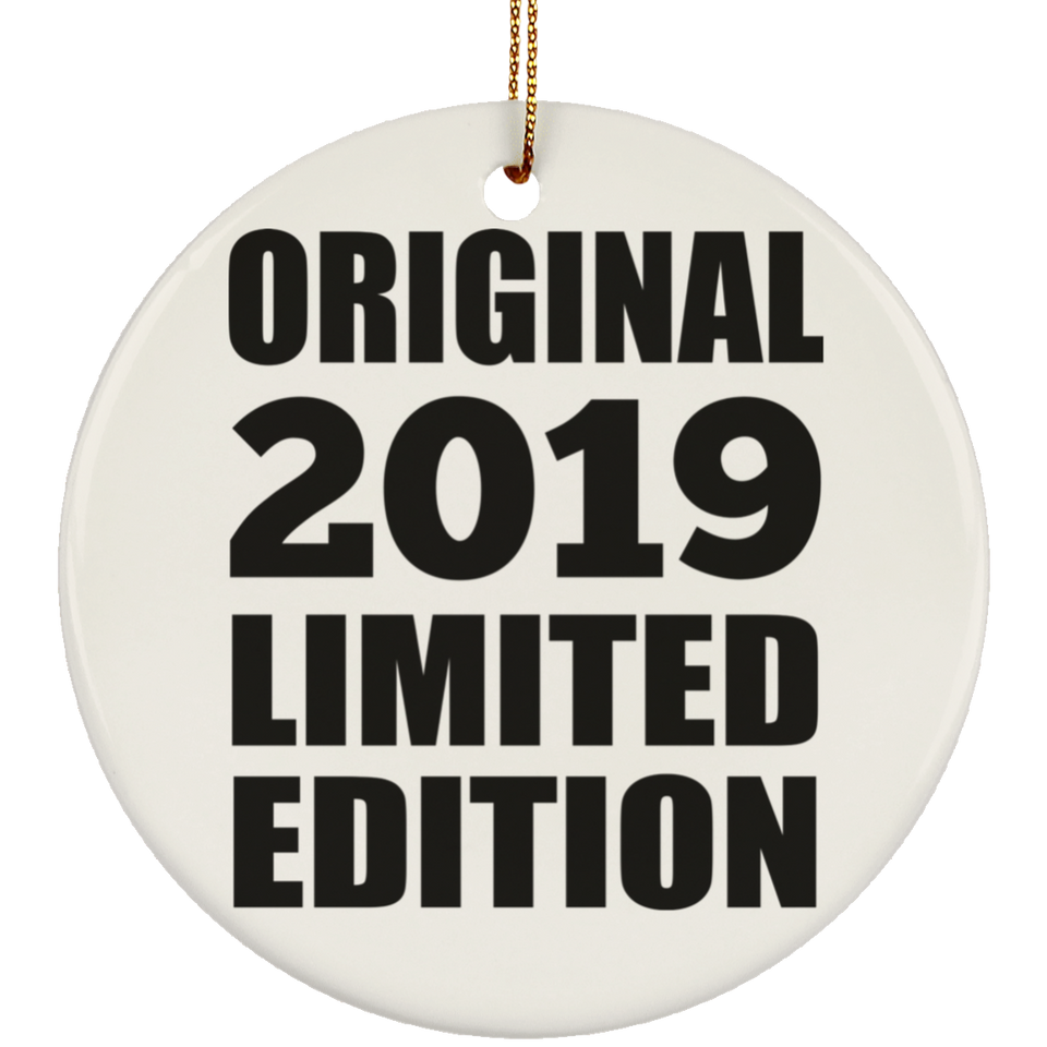 5th Birthday Original 2019 Limited Edition - Circle Ornament
