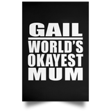 Gail World's Okayest Mum - Poster Portrait