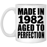 42nd Birthday Made In 1982 Aged to Perfection - 11 Oz Coffee Mug