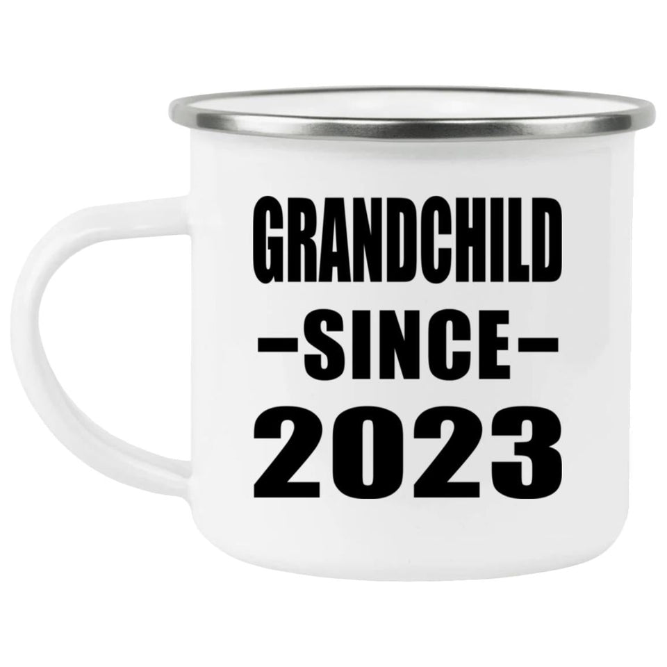 Grandchild Since 2023 - 12oz Camping Mug