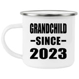 Grandchild Since 2023 - 12oz Camping Mug