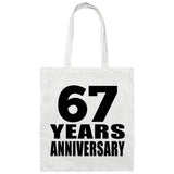 67th Anniversary 67 Years - Tote Bag White