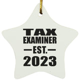 Tax Examiner Established EST. 2023 - Star Ornament