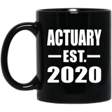Actuary Established EST. 2020 - 11oz Coffee Mug Black