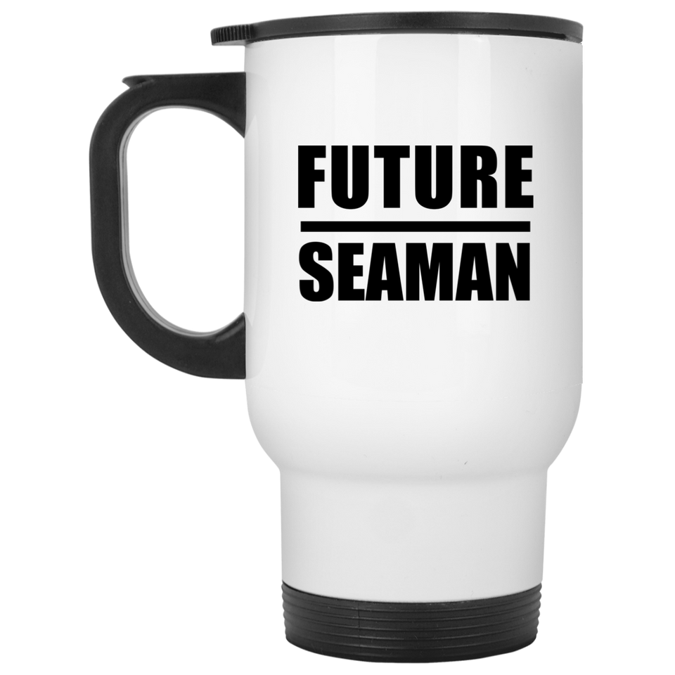 Future Seaman - White Travel Mug