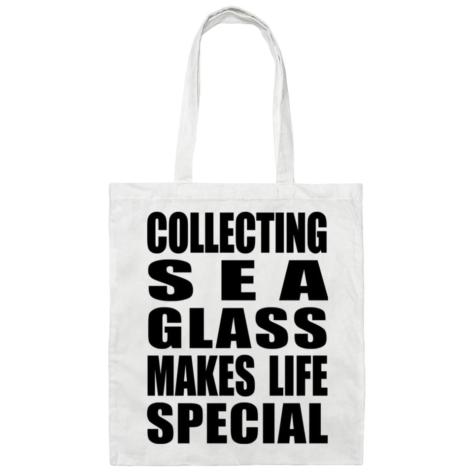Collecting Sea Glass Makes Life Special - Tote Bag White