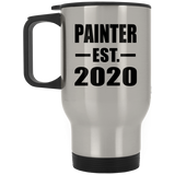 Painter Established EST. 2020 - Silver Travel Mug