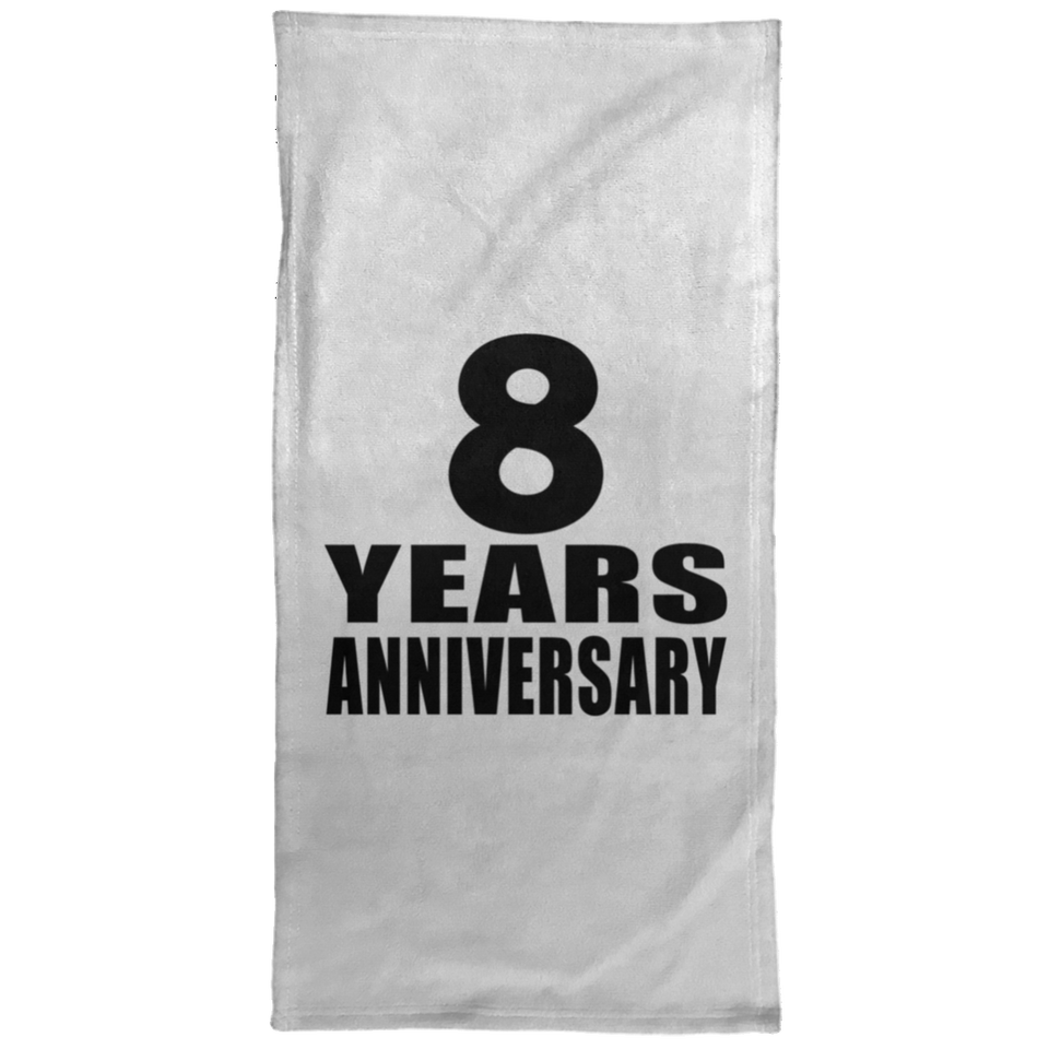 8th Anniversary 8 Years Anniversary - Hand Towel