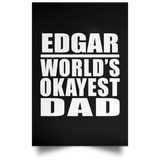 Edgar World's Okayest Dad - Poster Portrait