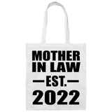 Mother In Law Established EST. 2022 - Tote Bag White